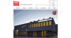 Desktop Screenshot of holzbau-saurer.com